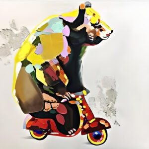 Bear Riding Scooter